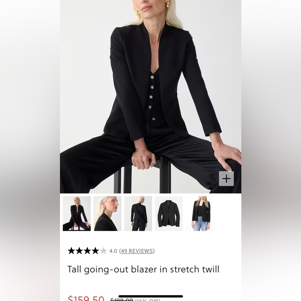 Jcrew going out blazer 6T